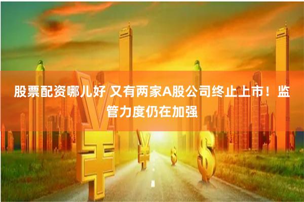 股票配资哪儿好 又有两家A股公司终止上市！监管力度仍在加强